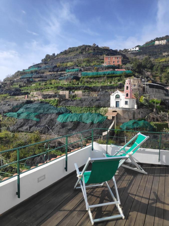 La Casa Sul Monte Apartment Минори Екстериор снимка