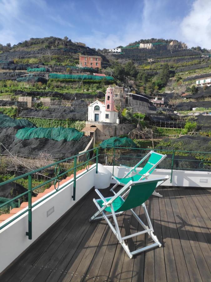 La Casa Sul Monte Apartment Минори Екстериор снимка