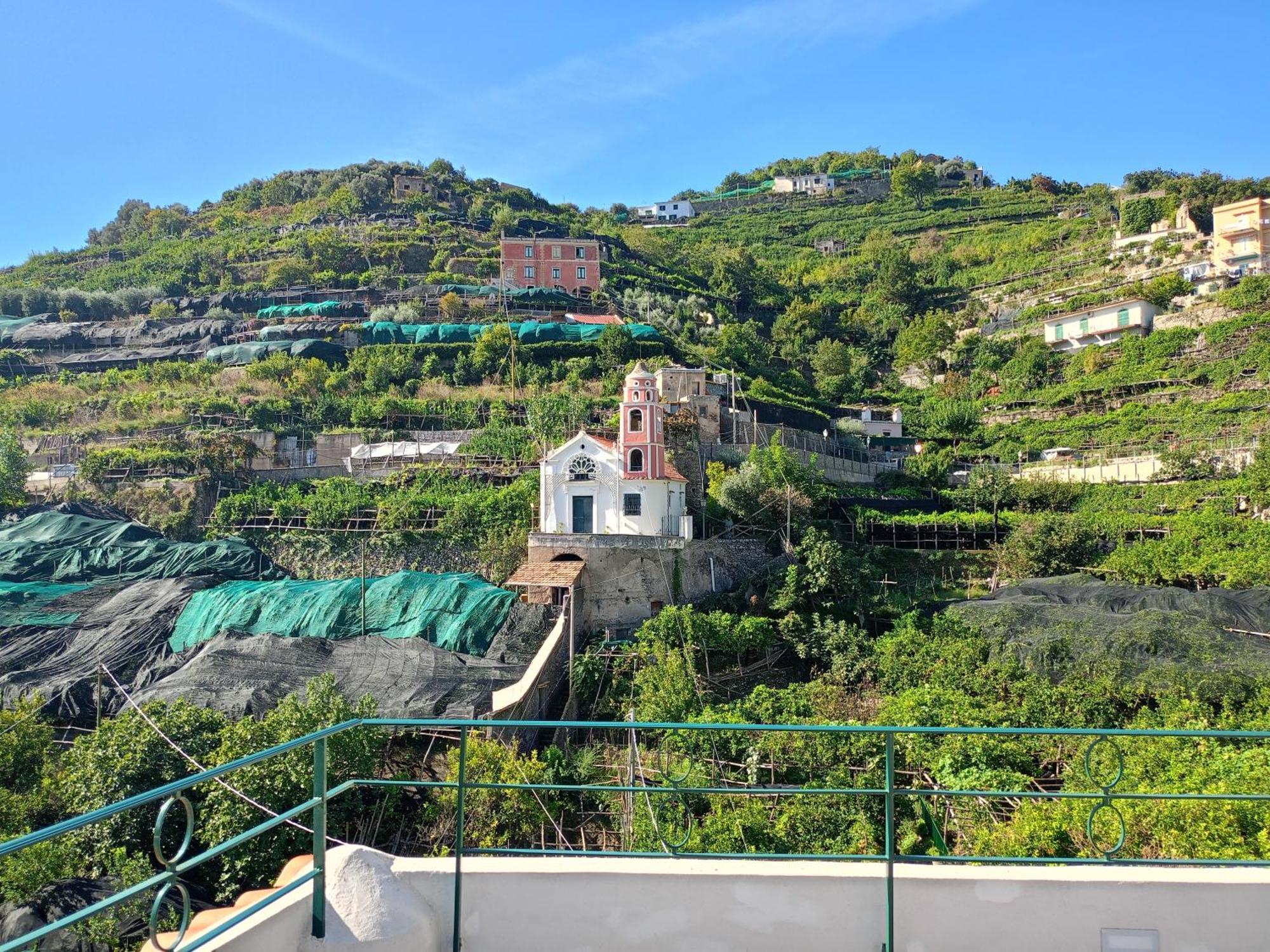 La Casa Sul Monte Apartment Минори Екстериор снимка